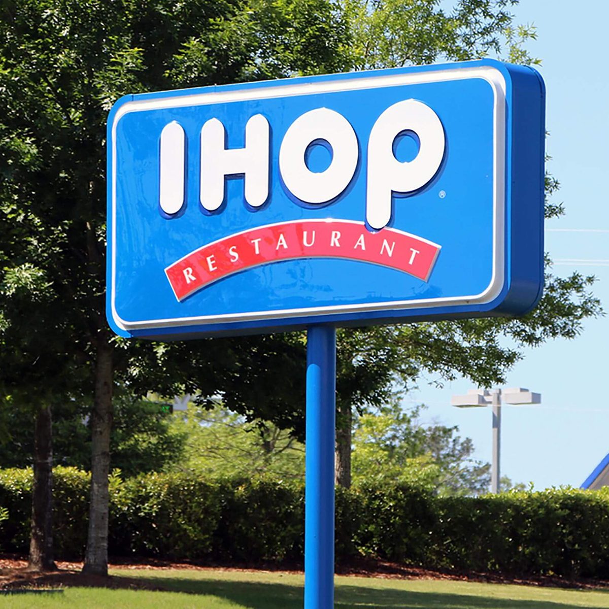 IHOP sign.