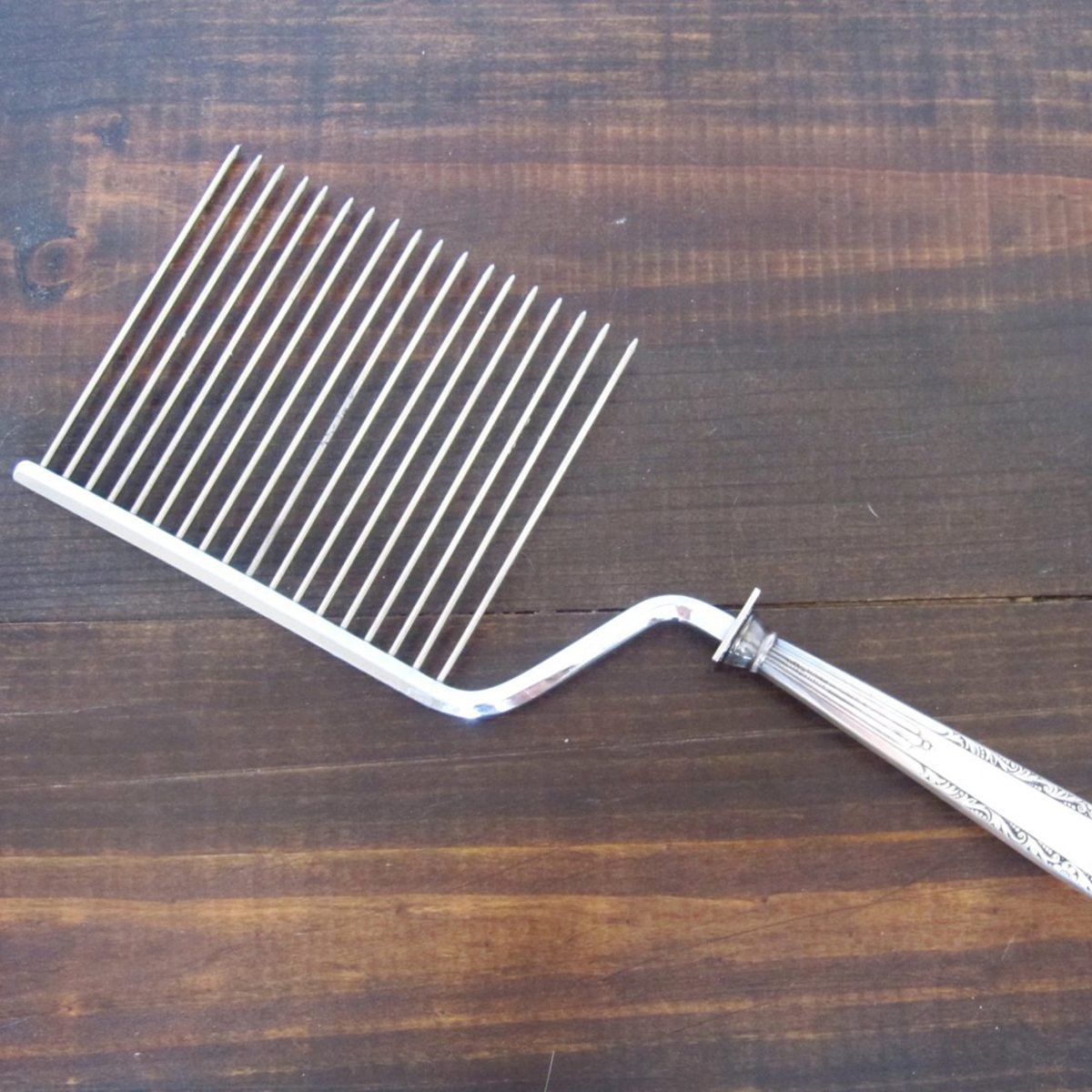 Vintage Sterling Cake Breaker, Sterling Silver Art Deco Handle by Webster Cake Rake