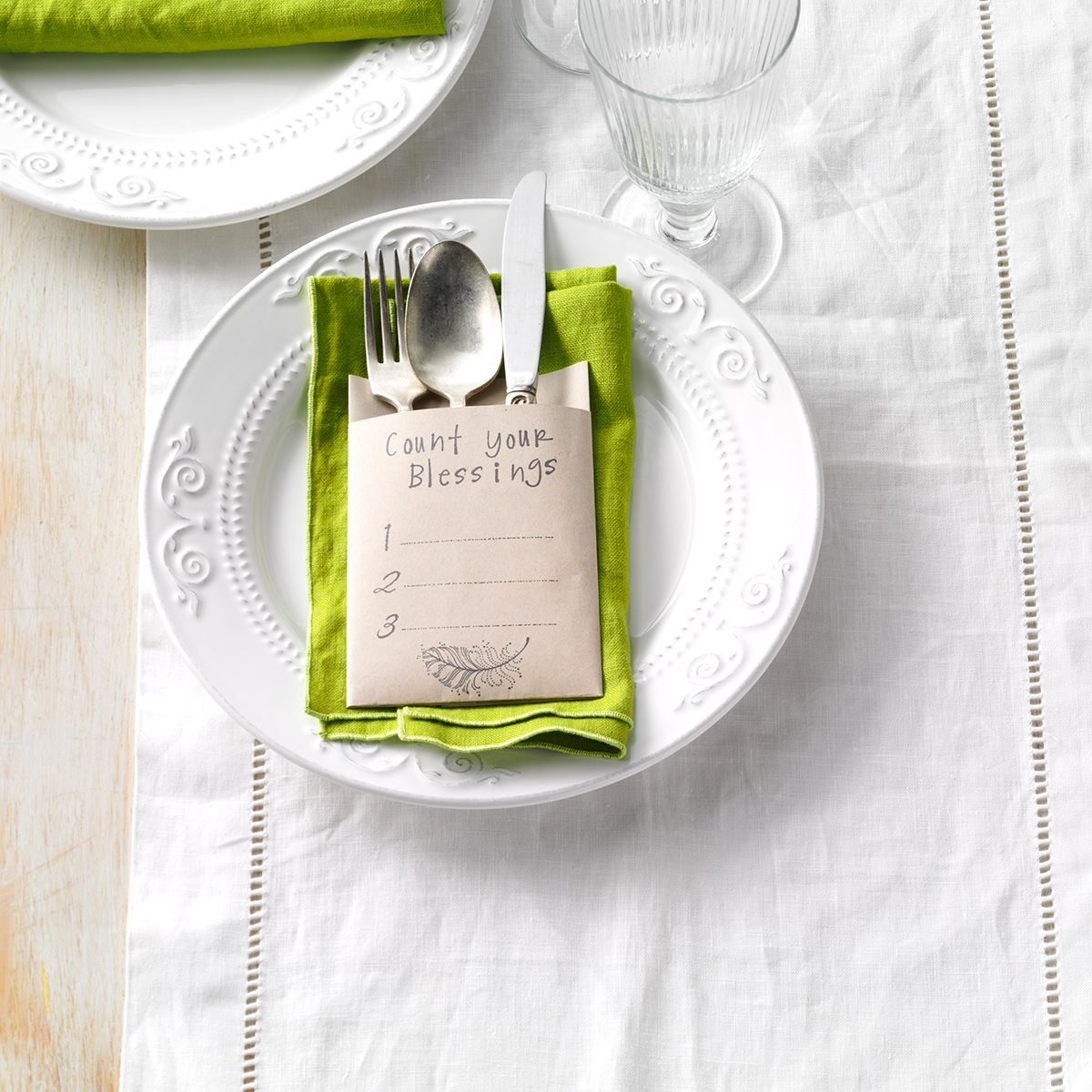 count your blessings utensil holder