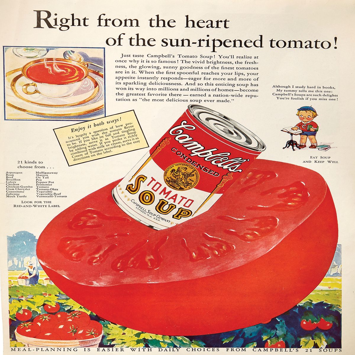 vintage ad for campbell