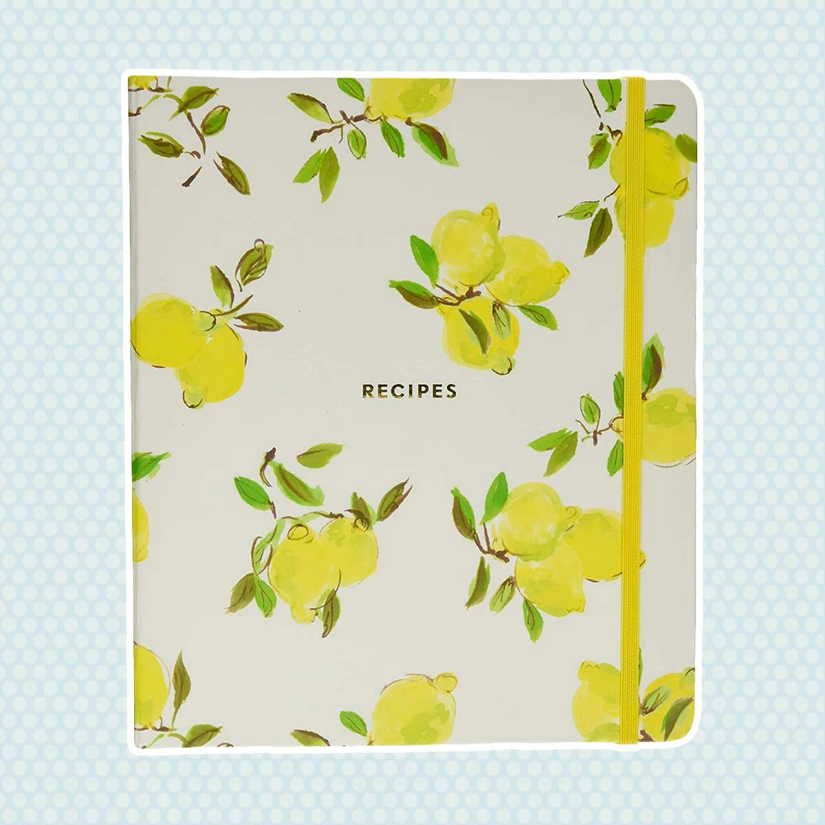 Kate Spade New York 173533 Lemon Recipe Book, Bright Yellow