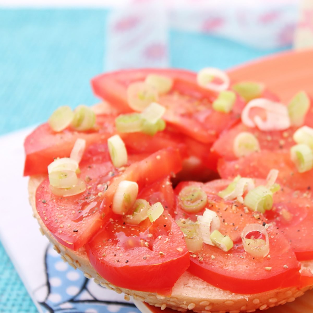 Tomato bagel