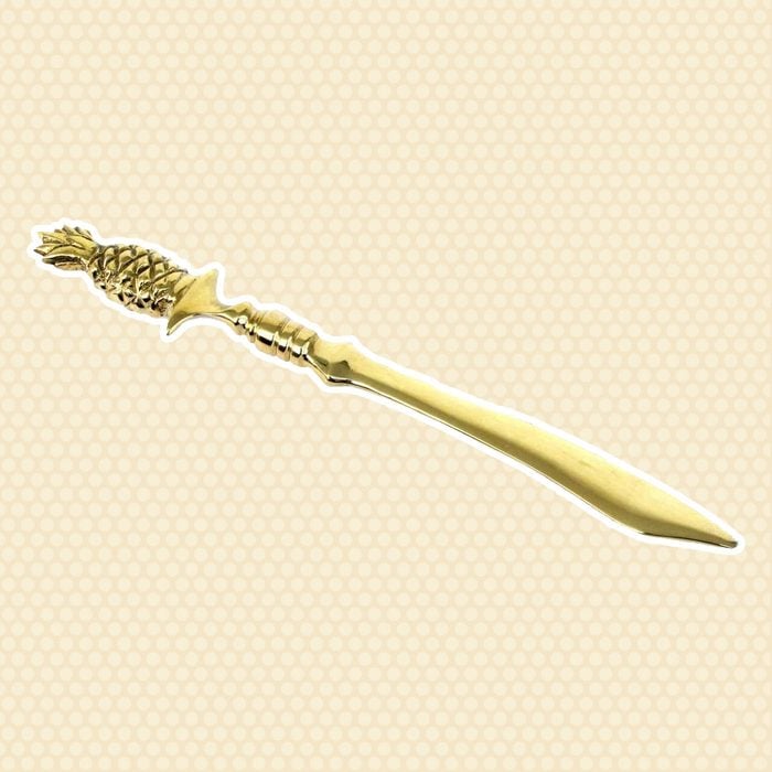 cheap gifts for mom Heavy Solid Pineapple Letter Opener