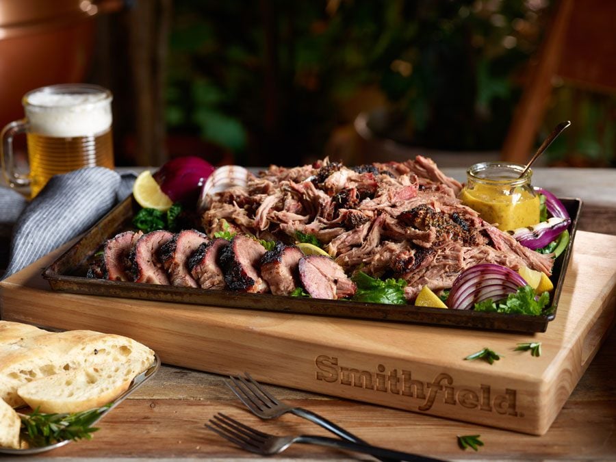 Mustard & Rosemary Crusted Pork Shoulder