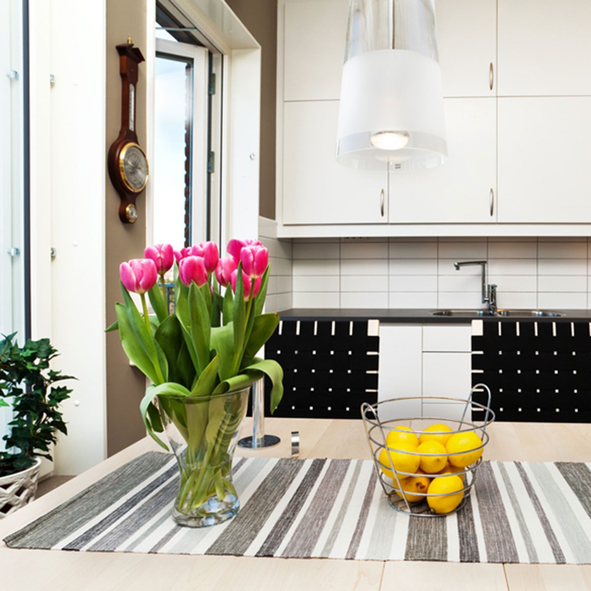 Detail of a fancy kitchen