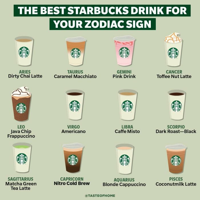 The Best Starbucks Drink for Your Zodiac Sign