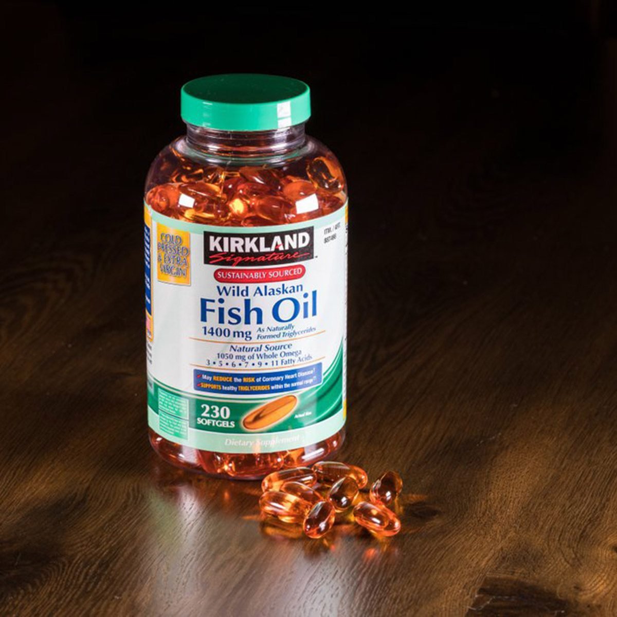 Fish oil pills