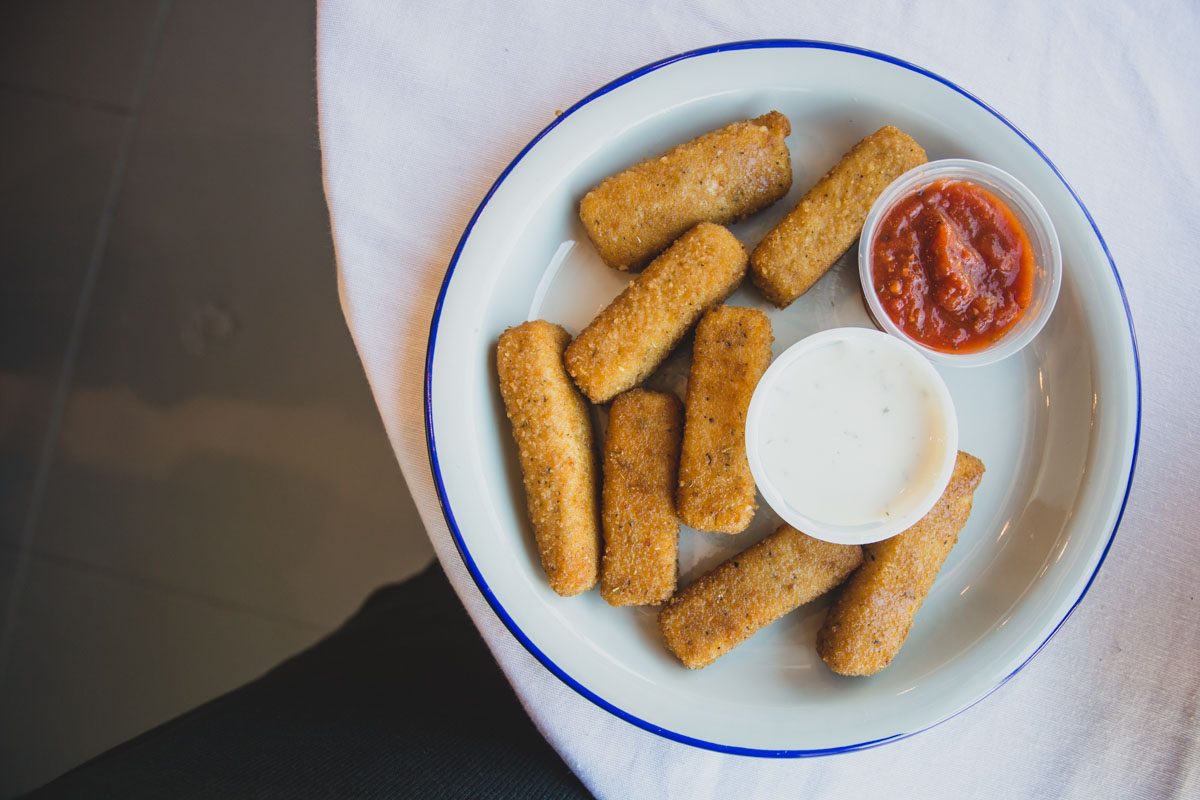 Close-up of vegan sticks