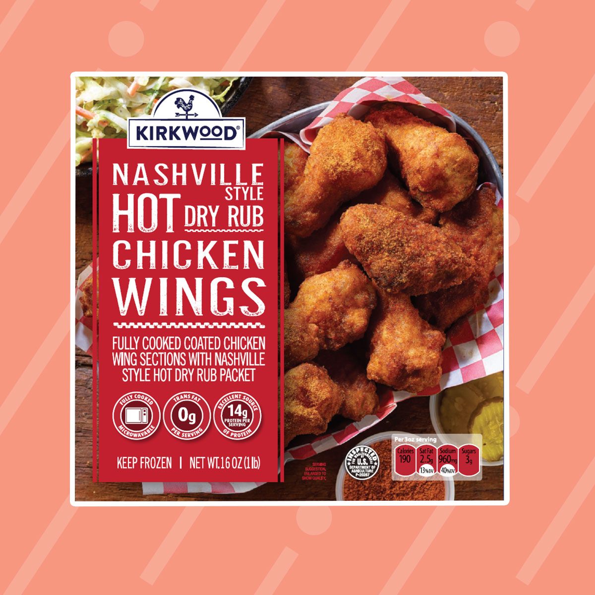 Nashville hot dry rub wings