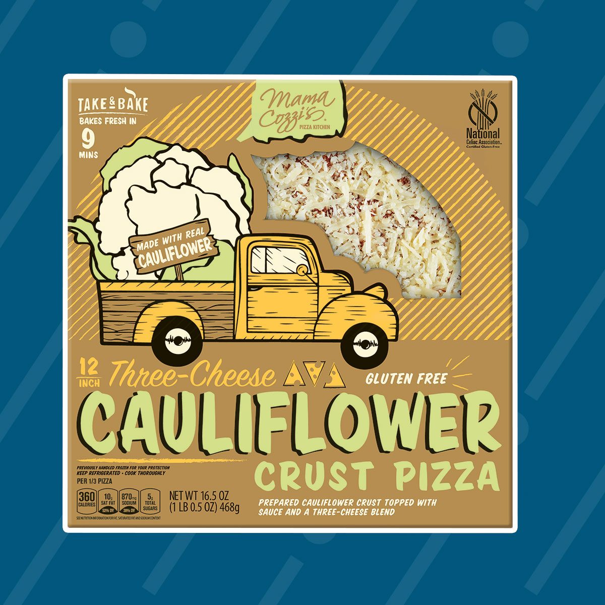Cauliflower crust pizza