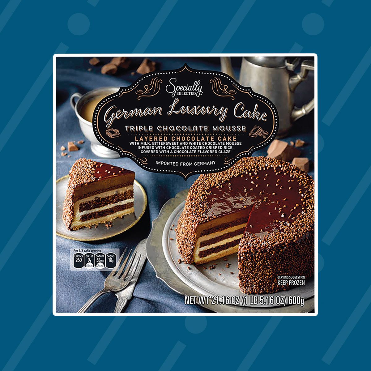 German luxury mousse cake