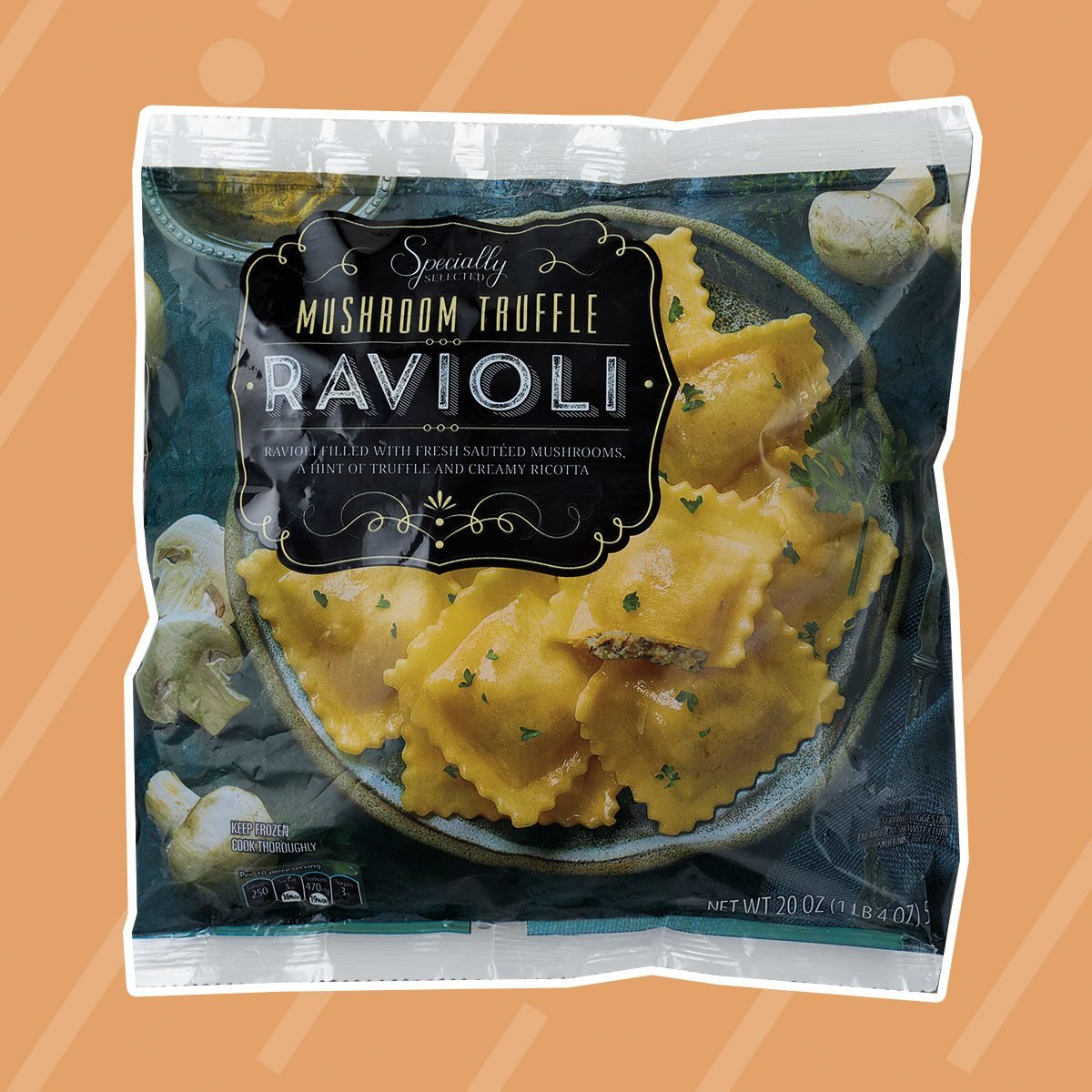 Pear & Gorgonzola or Mushroom Truffle Oil Ravioli