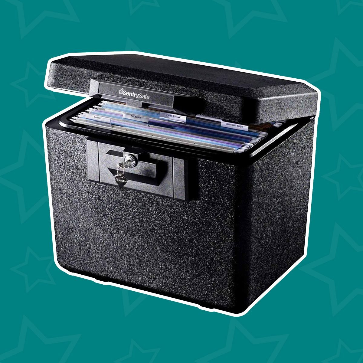 Fireproof File Box with Key