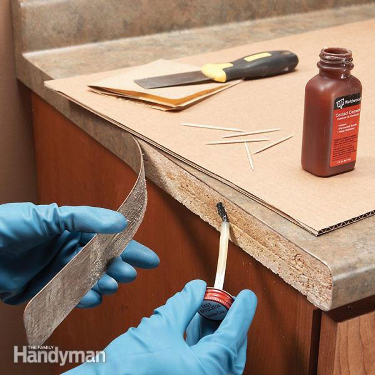 Repairing countertop