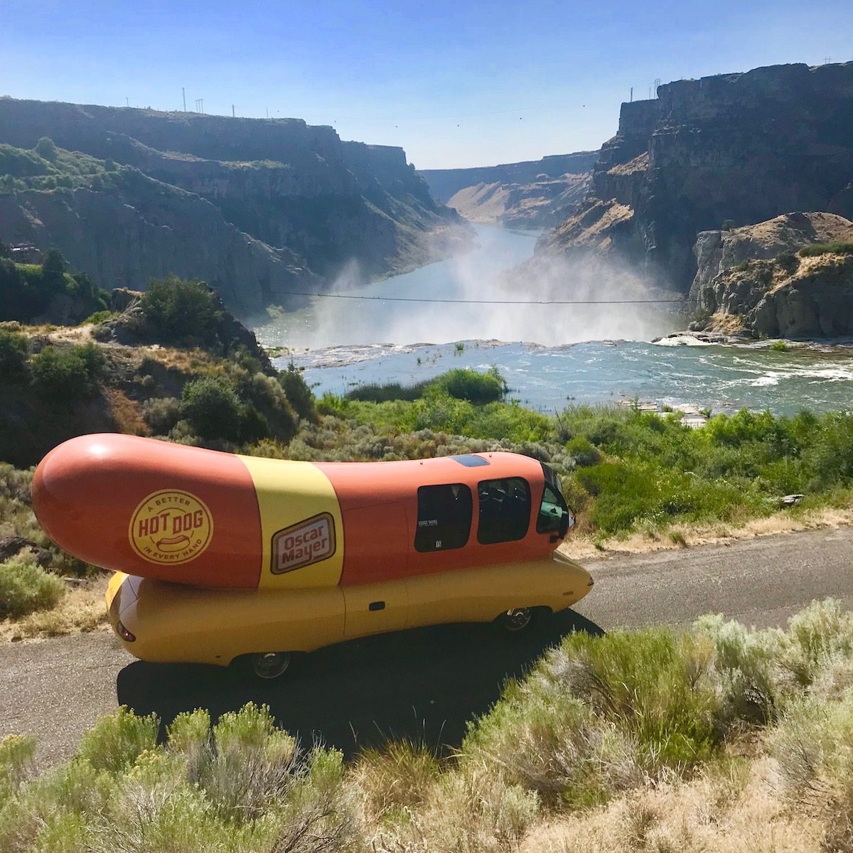 wienermobile on the road