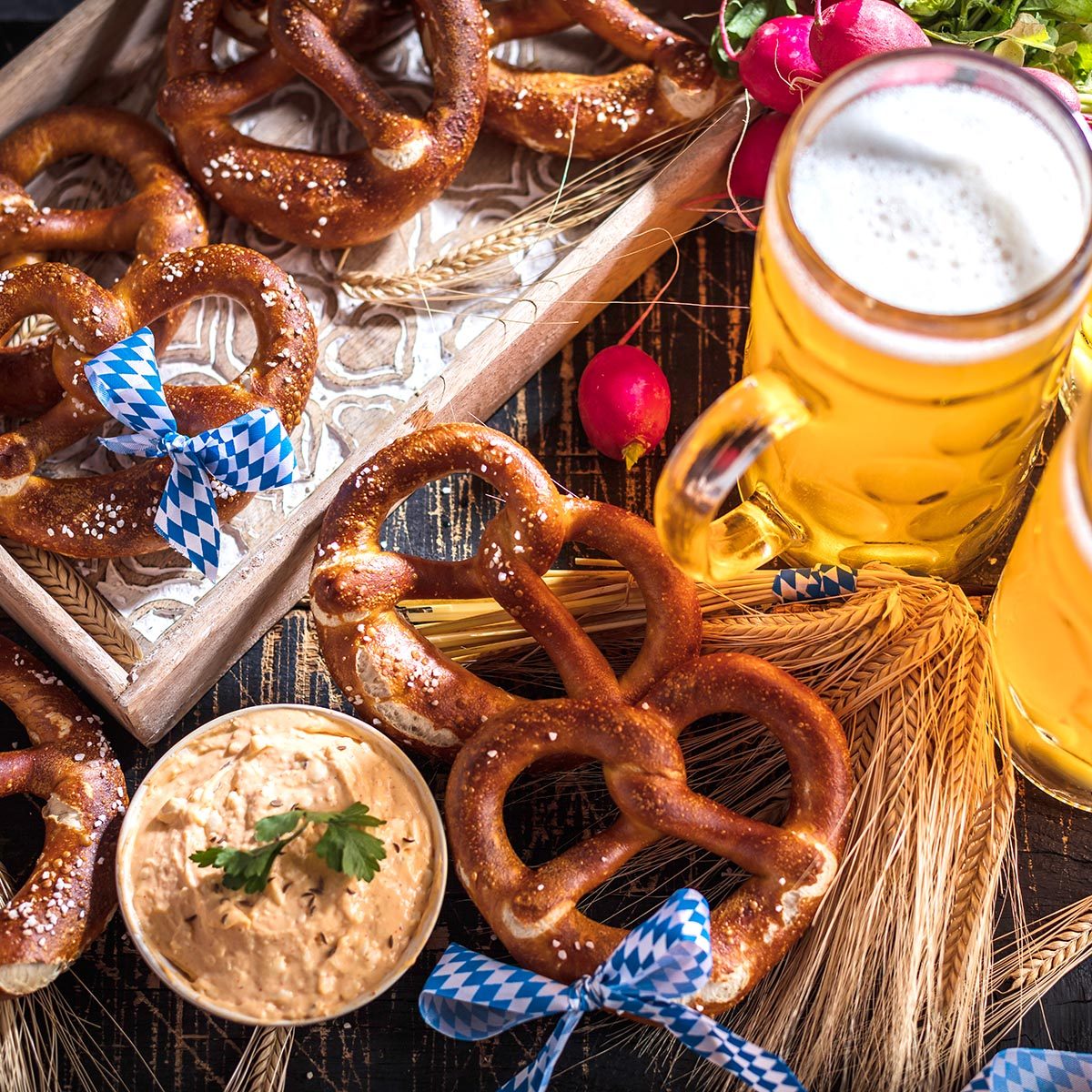 Bavarian Beer and Prezel