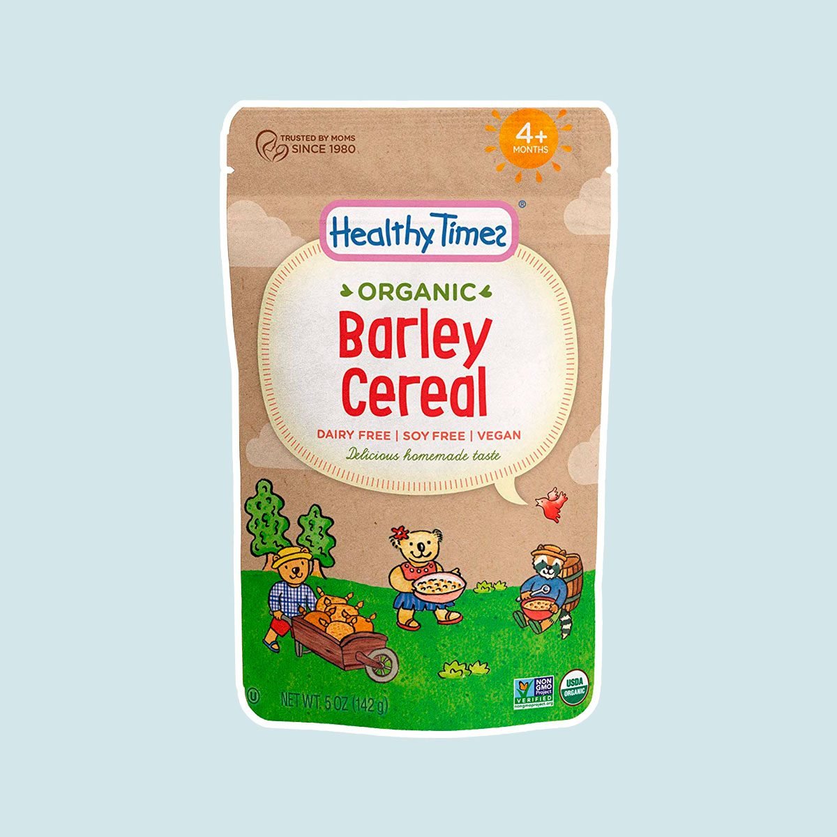 Healthy Times Organic Whole Grain Barley Baby Cereal