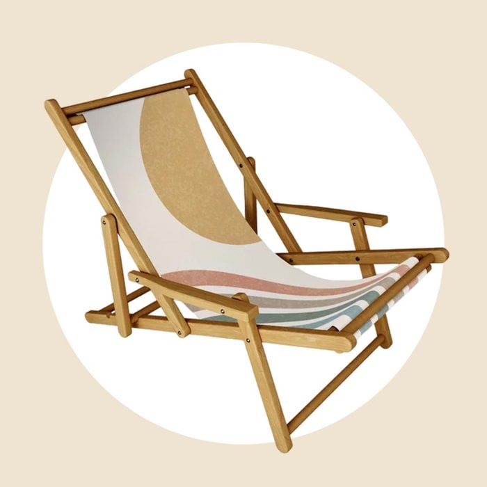 Patterned Sling Chair