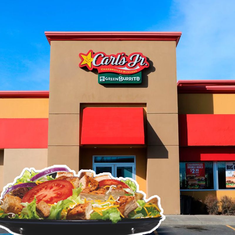carls jr salad
