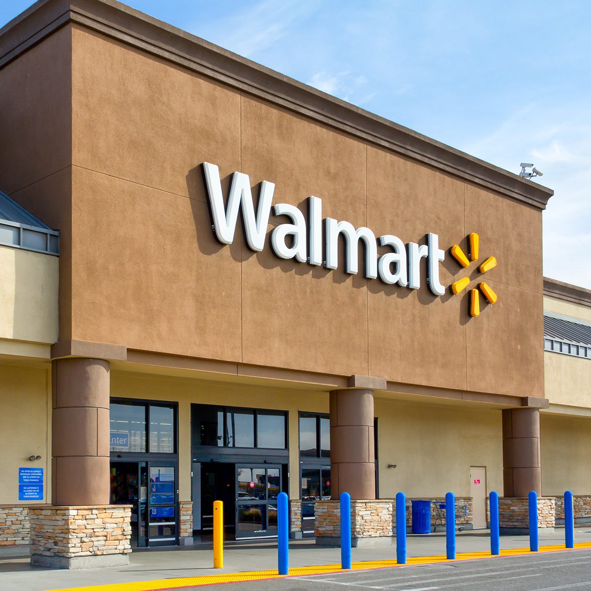 SALINAS, CA/USA - APRIL 8, 2014: Walmart store exterior. Walmart is an American multinational corporation that runs large discount stores and is the world