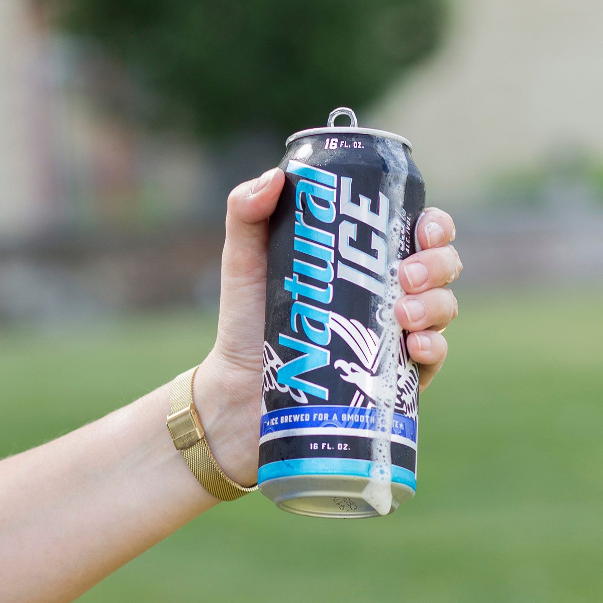 Can of Natural Ice beer