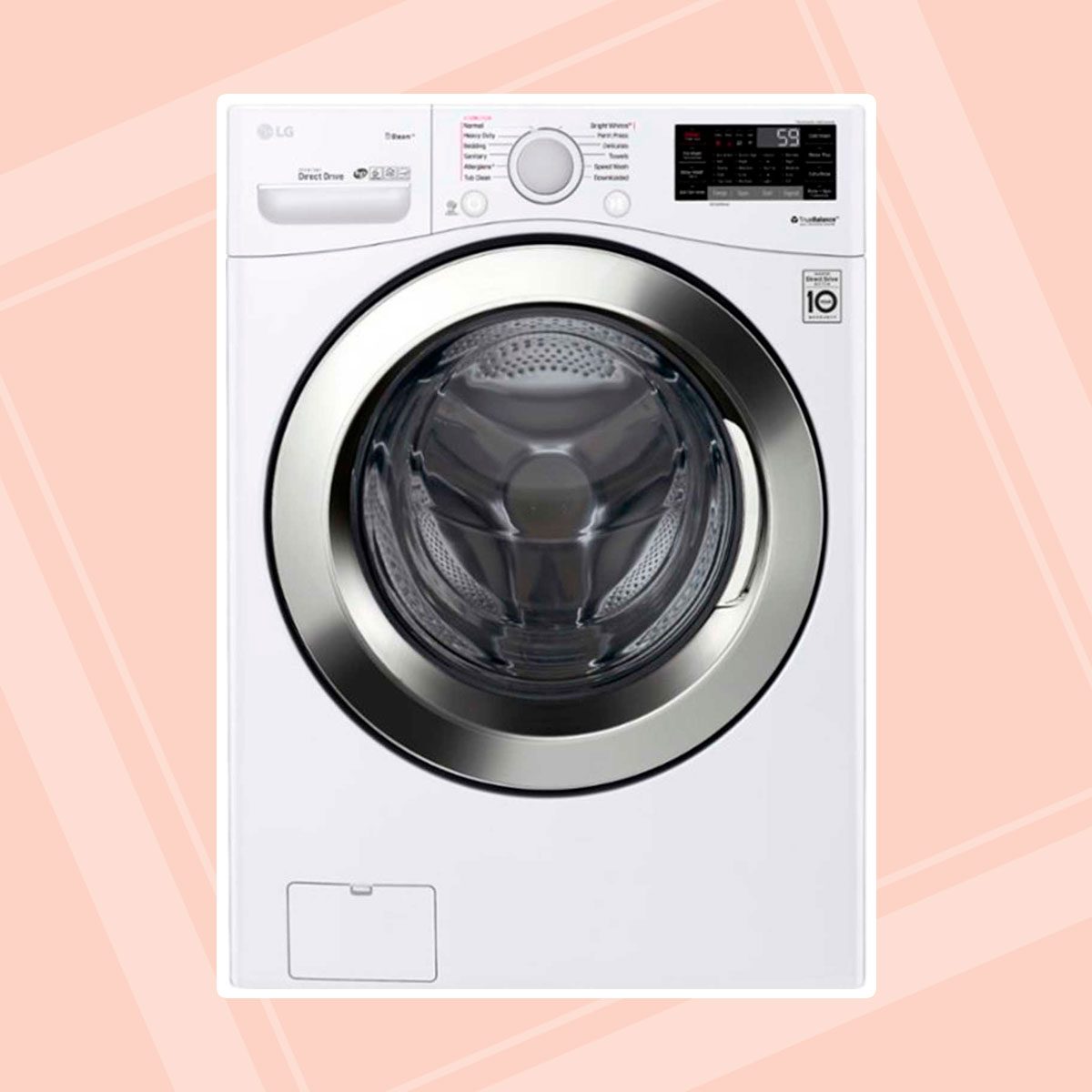 LG Front-Loading Smart Wi-Fi Washer with 6Motion Technology