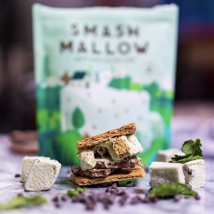 Mint Chocolate Chip by SMASHMALLOW | Snackable Marshmallows | Non-GMO | Organic Cane Sugar