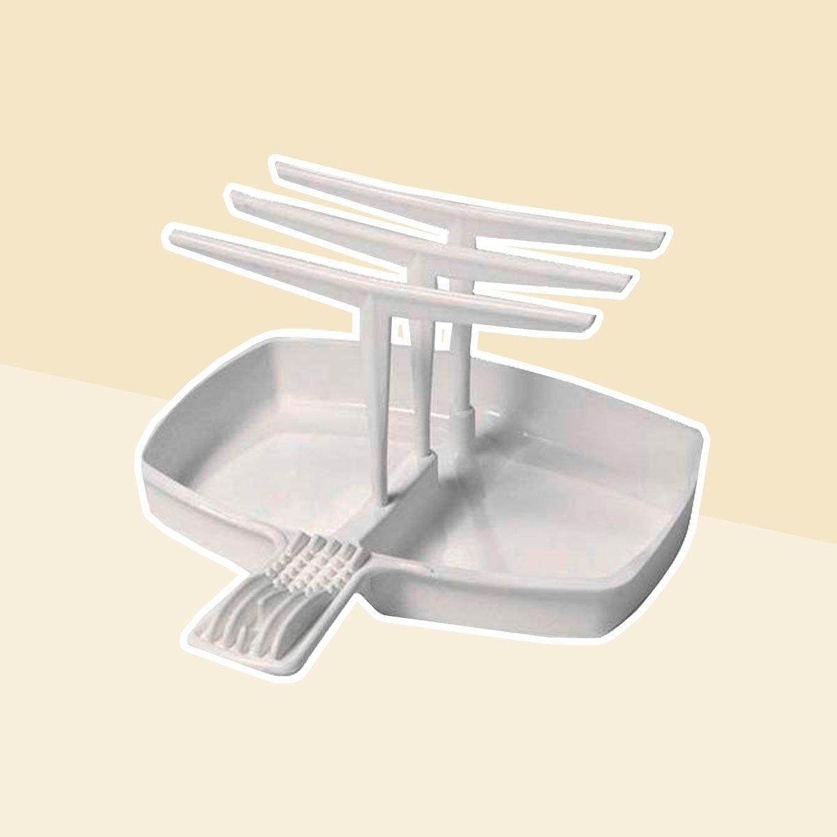 Microwave bacon rack