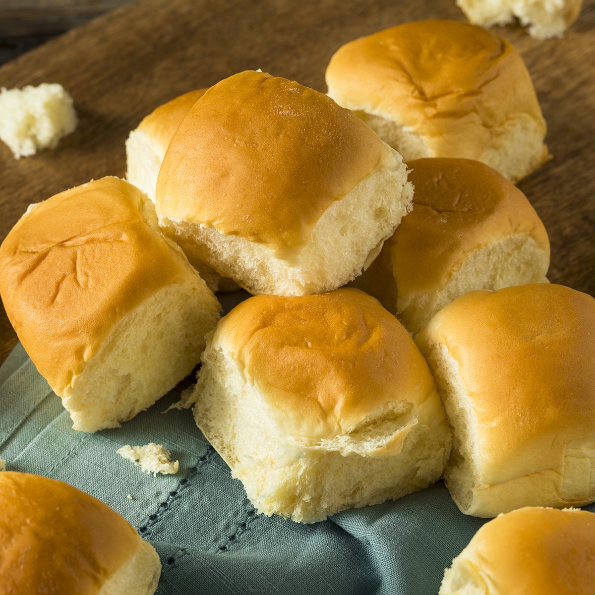 Homemade Baked Sweet Hawaiian Buns Ready to Eat