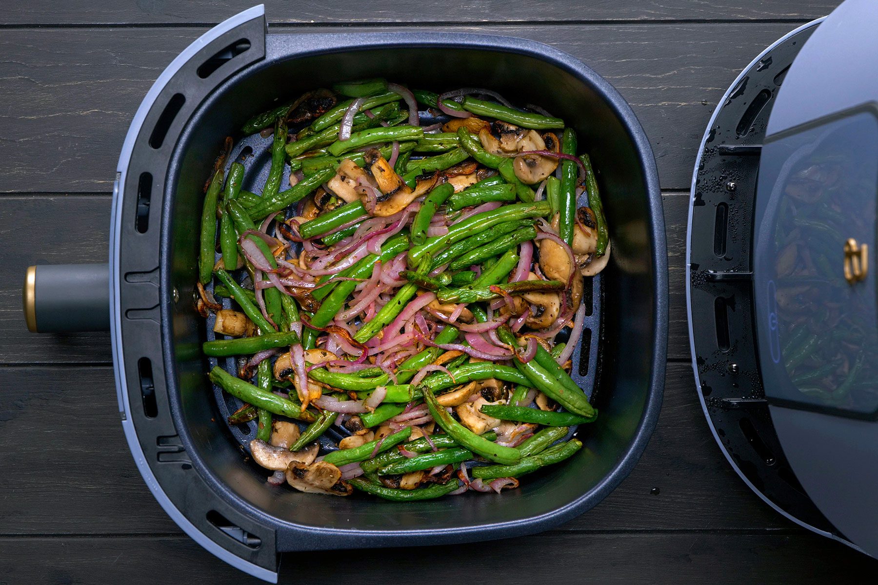 Air Fried Beans and Vegetables