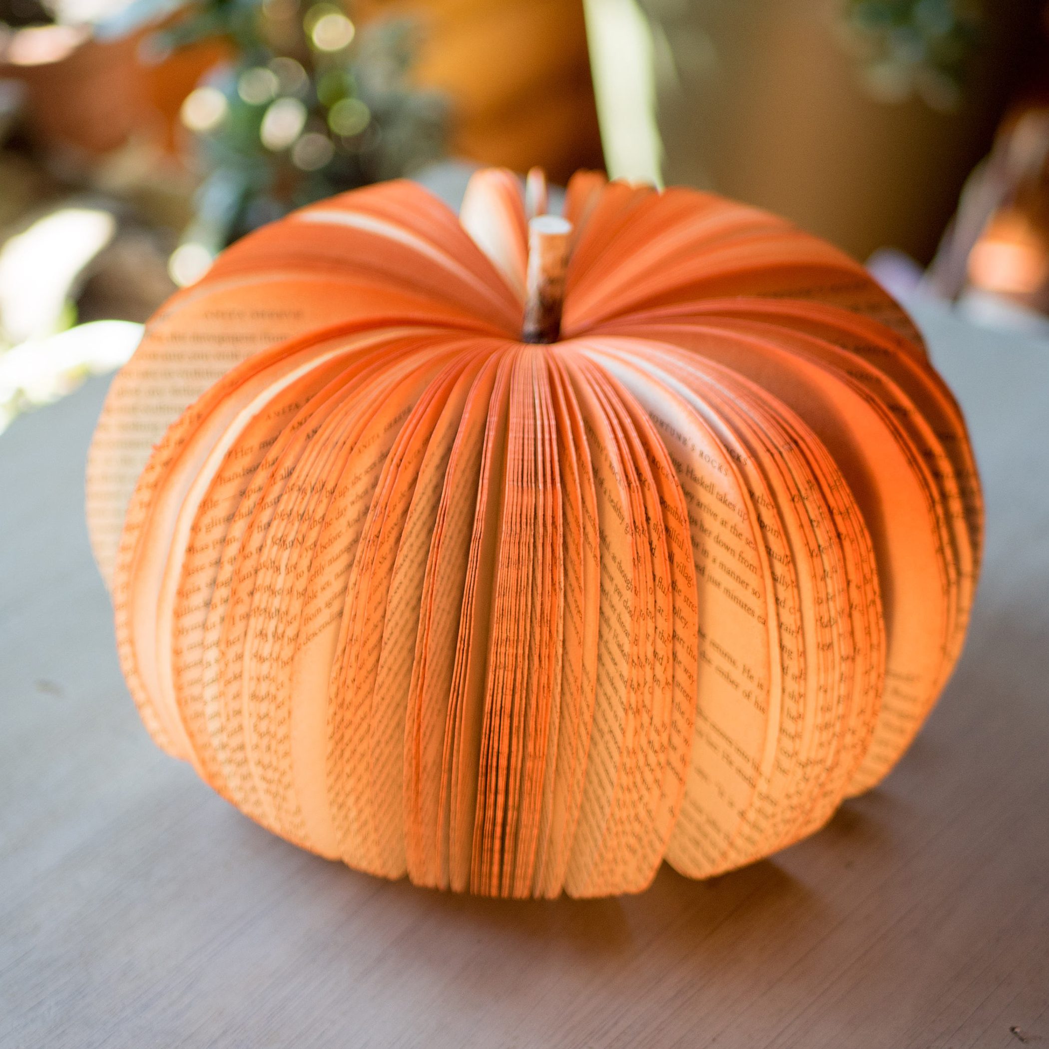 Book Pumpkins-Fall Decor-Thanksgiving Table Decor-Halloween Decor-Thanksgiving Decor-Fall Pumpkin-Autumn Decor-Cottage Core Paper Decor
