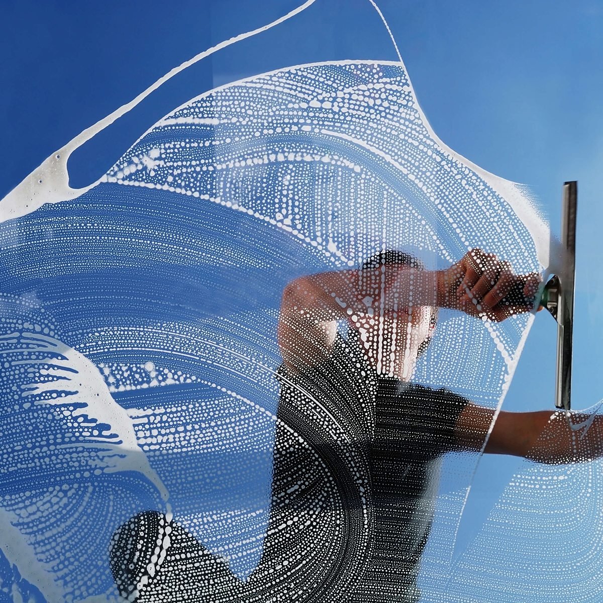 men cleaning the windows