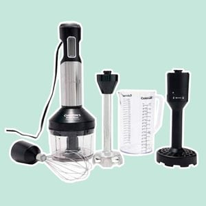 Cuisinart 700W Smart Stick Variable Speed Hand Blender with Masher, Black