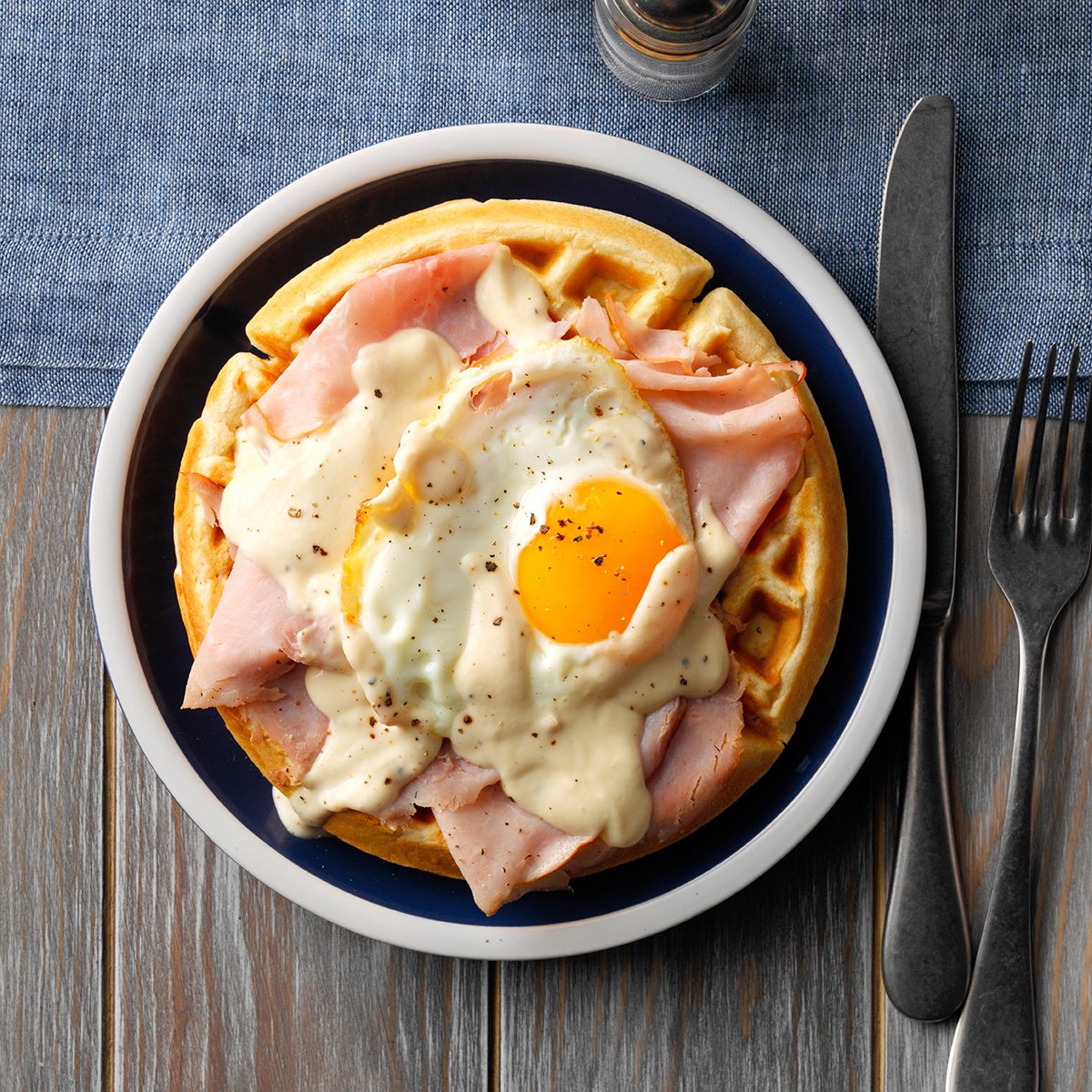 Croque-Madame Waffles