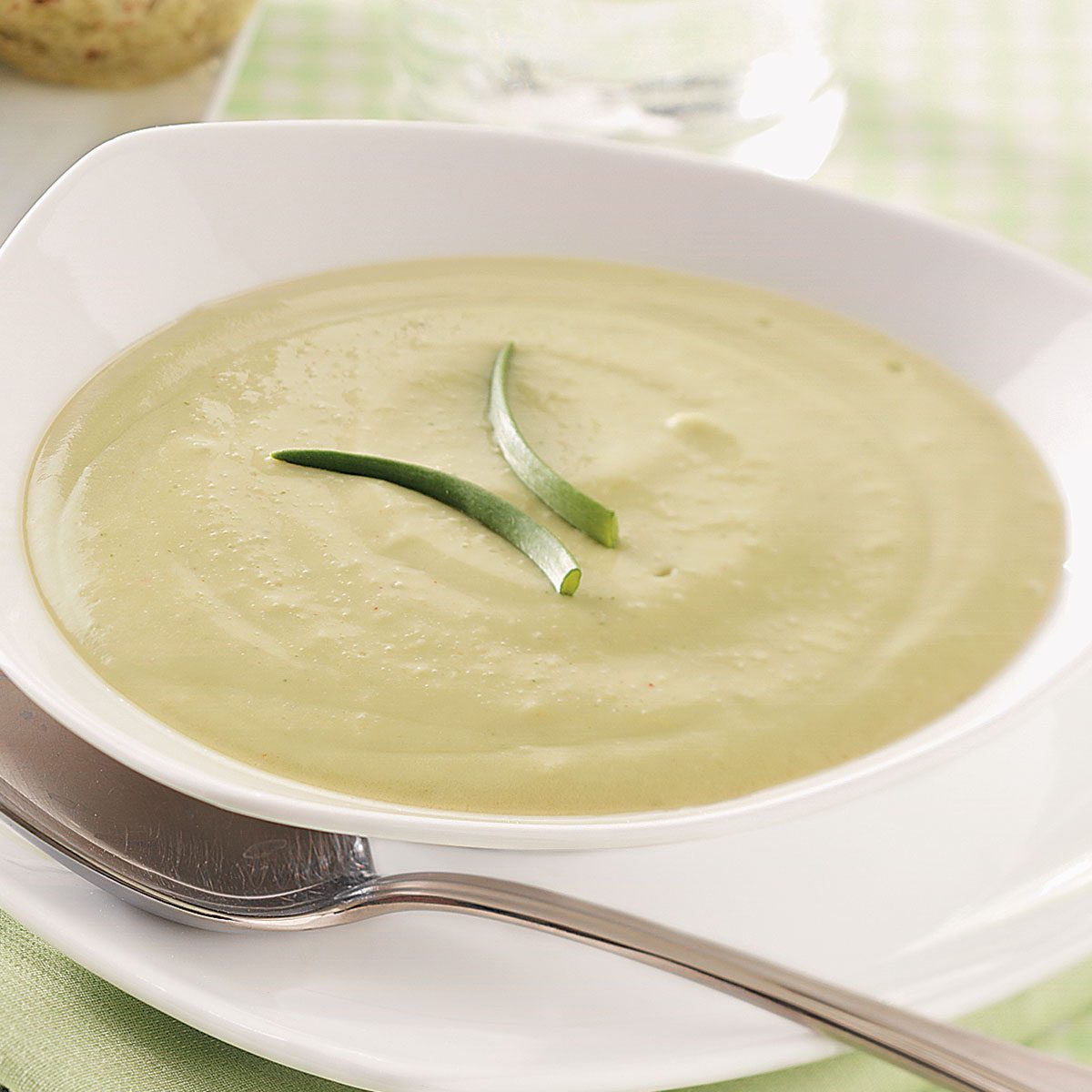 Chilled avocado soup