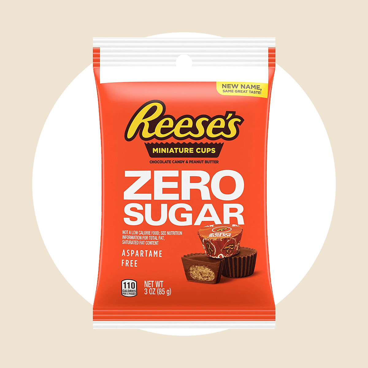 Reeses Zero Sugar Miniatures Milk Chocolate Peanut Butter Cups Ecomm Via Amazon