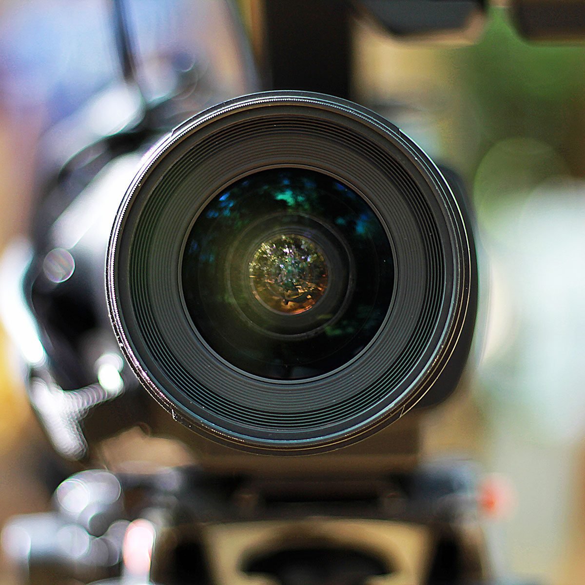 Front camera lens photo.