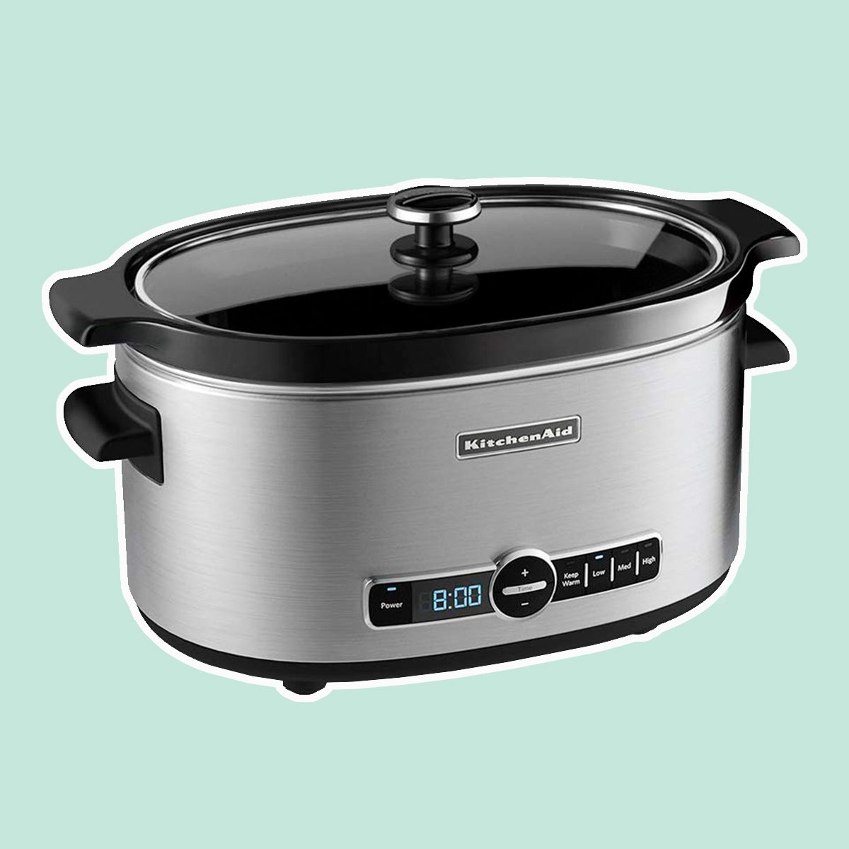 KitchenAid KSC6223SS 6-Qt. Slow Cooker with Standard Lid - Stainless Steel