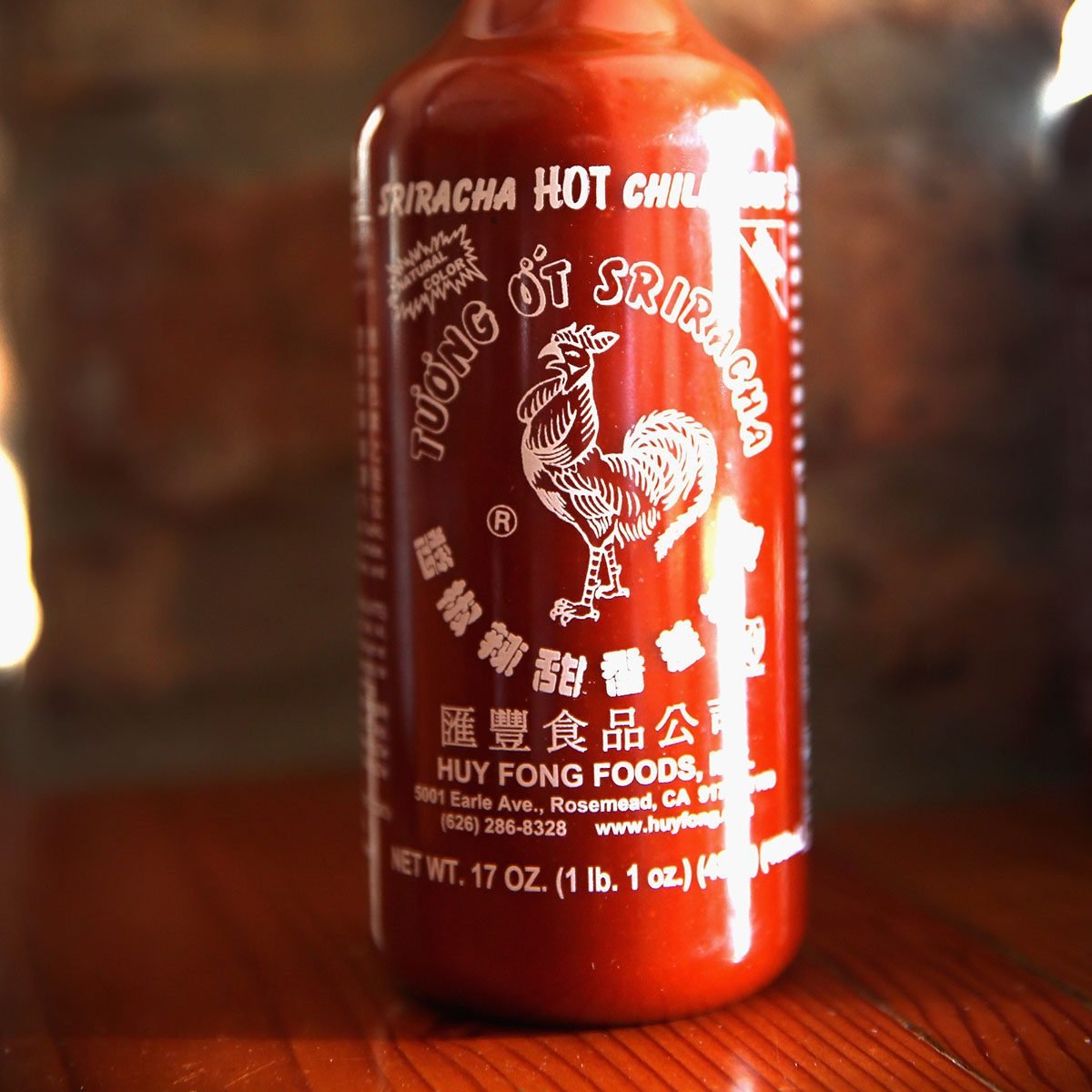 CHICAGO, IL - DECEMBER 12: A bottle of Sriracha hot chili sauce is shown on December 12, 2013 in Chicago, Illinois. Huy Fong Foods, the maker of Sriracha, says it can