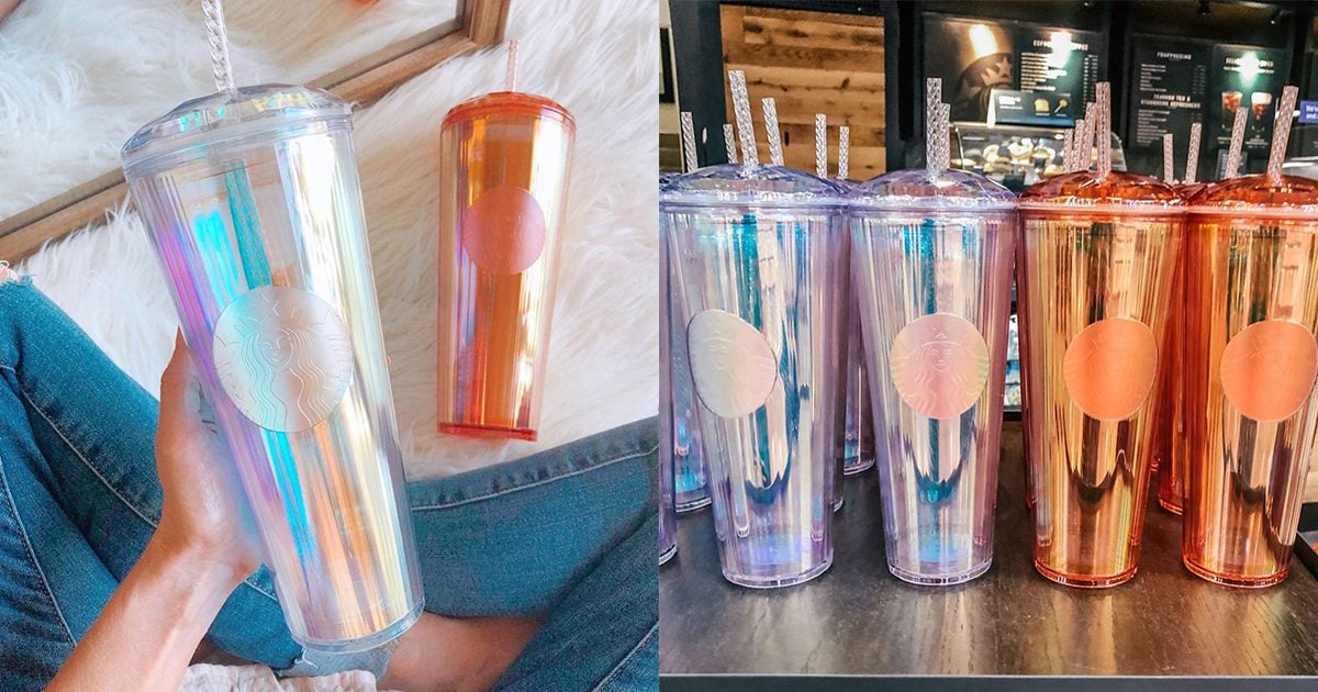 Starbucks Is Selling the CUTEST Iridescent Tumblers, and They Look Like Magic