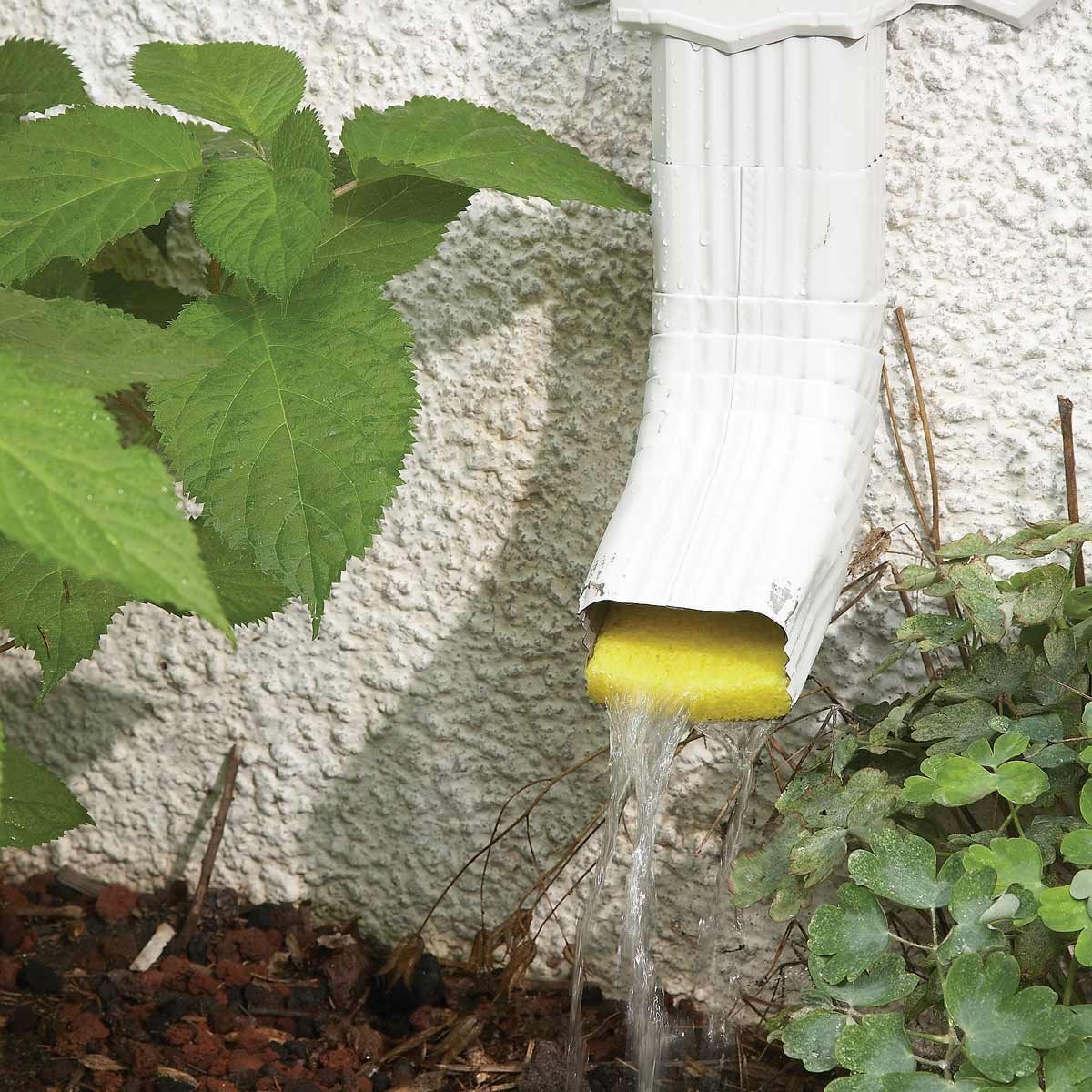 kitchen sponge noisy drip stopper