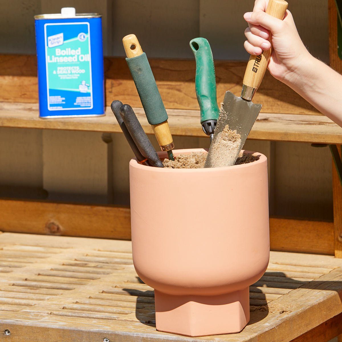 HH no rust garden tool pot holder