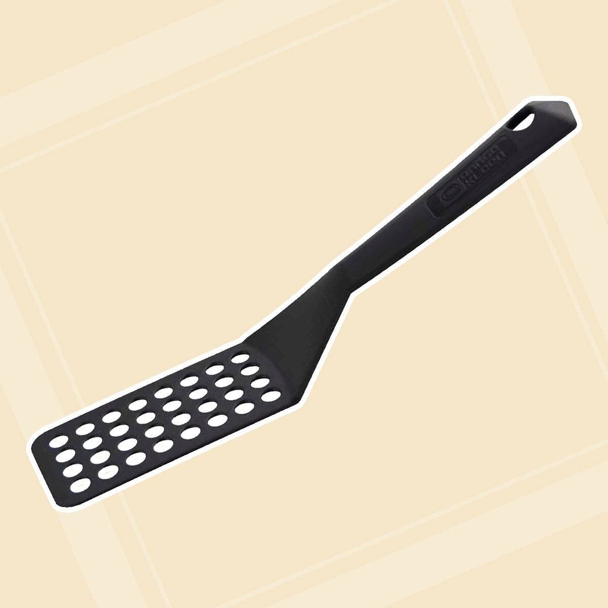 Berndes Spatulas for Non Stick Cookware - Turner Spatula Ergonomically Designed Black Slotted Spatula Turner Nonstick Kitchen Tool