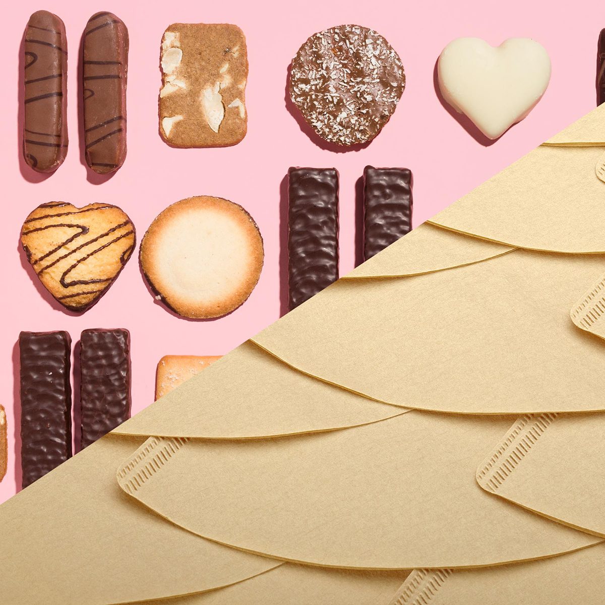 Line a cookie tin or tupperware