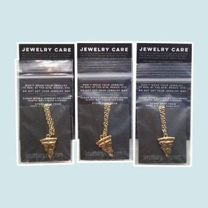 Gold Pizza Slice Friendship necklaces or keychains, Group Gift, Bridesmaids, Groomsmen