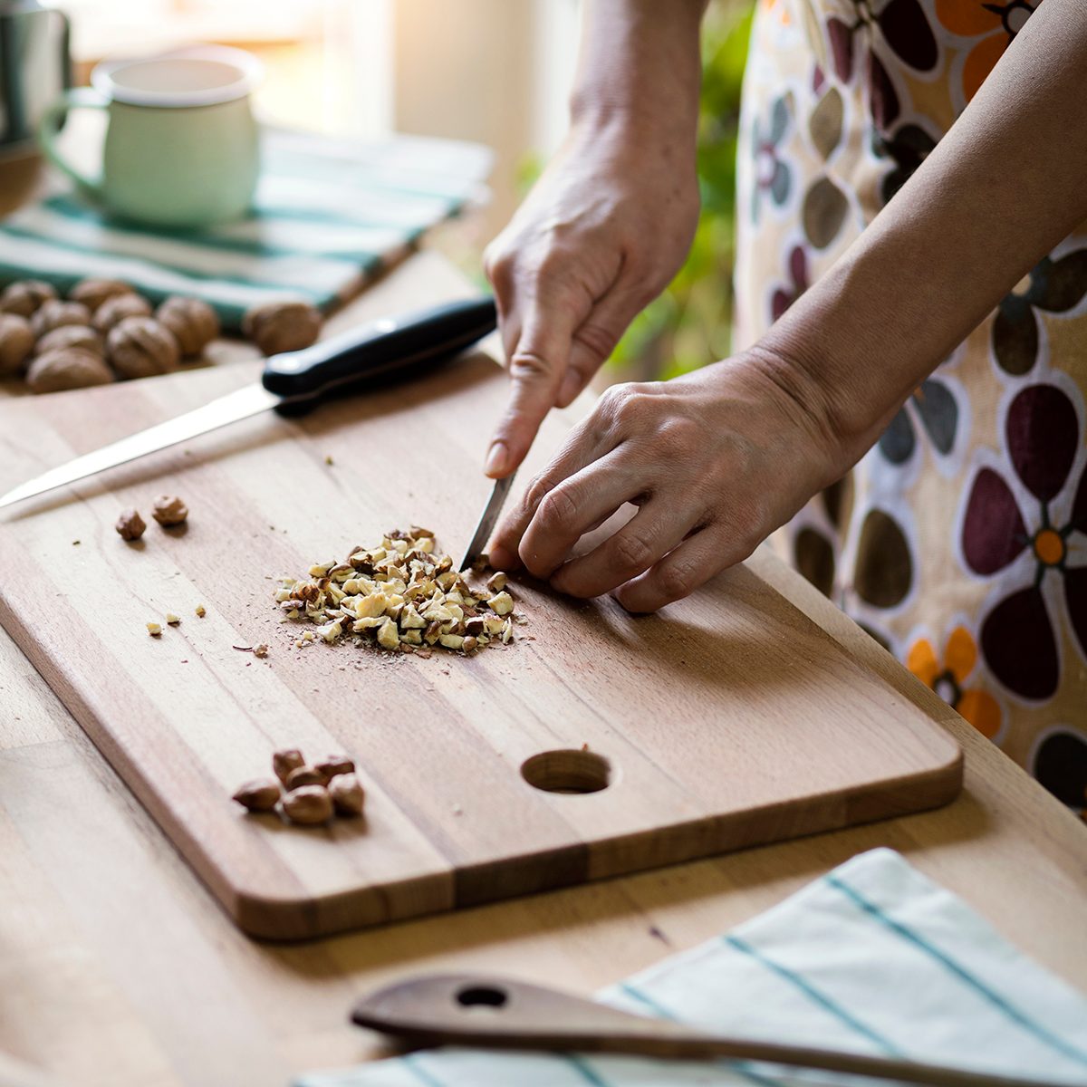 Preparing cookies in domestic kitchen