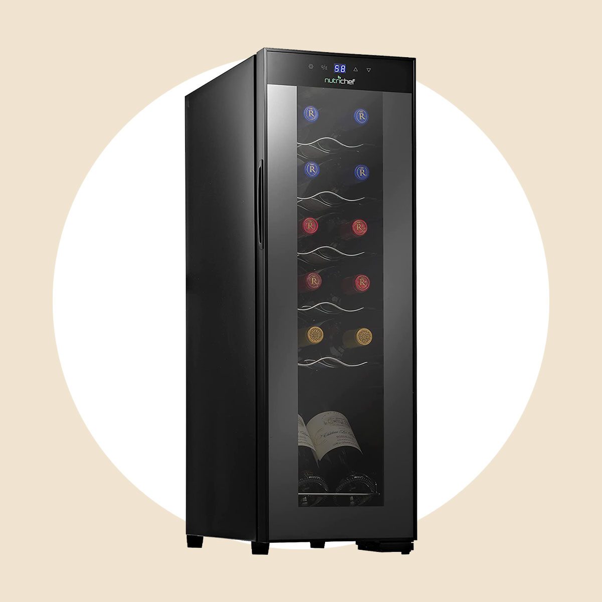 Nutrichef 12 Bottle Wine Fridge