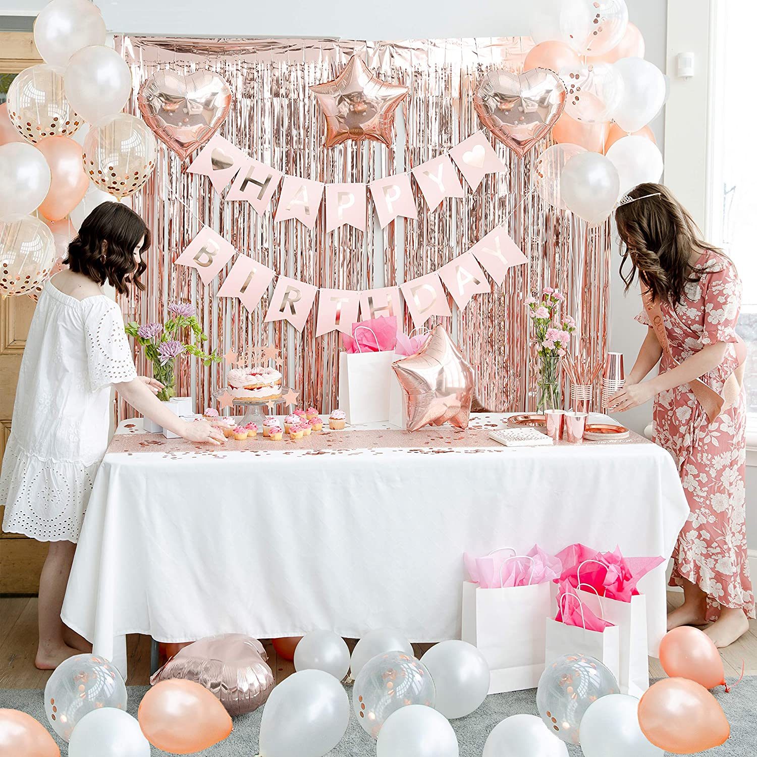 Rose Gold Birthday Party In A Box Ecomm