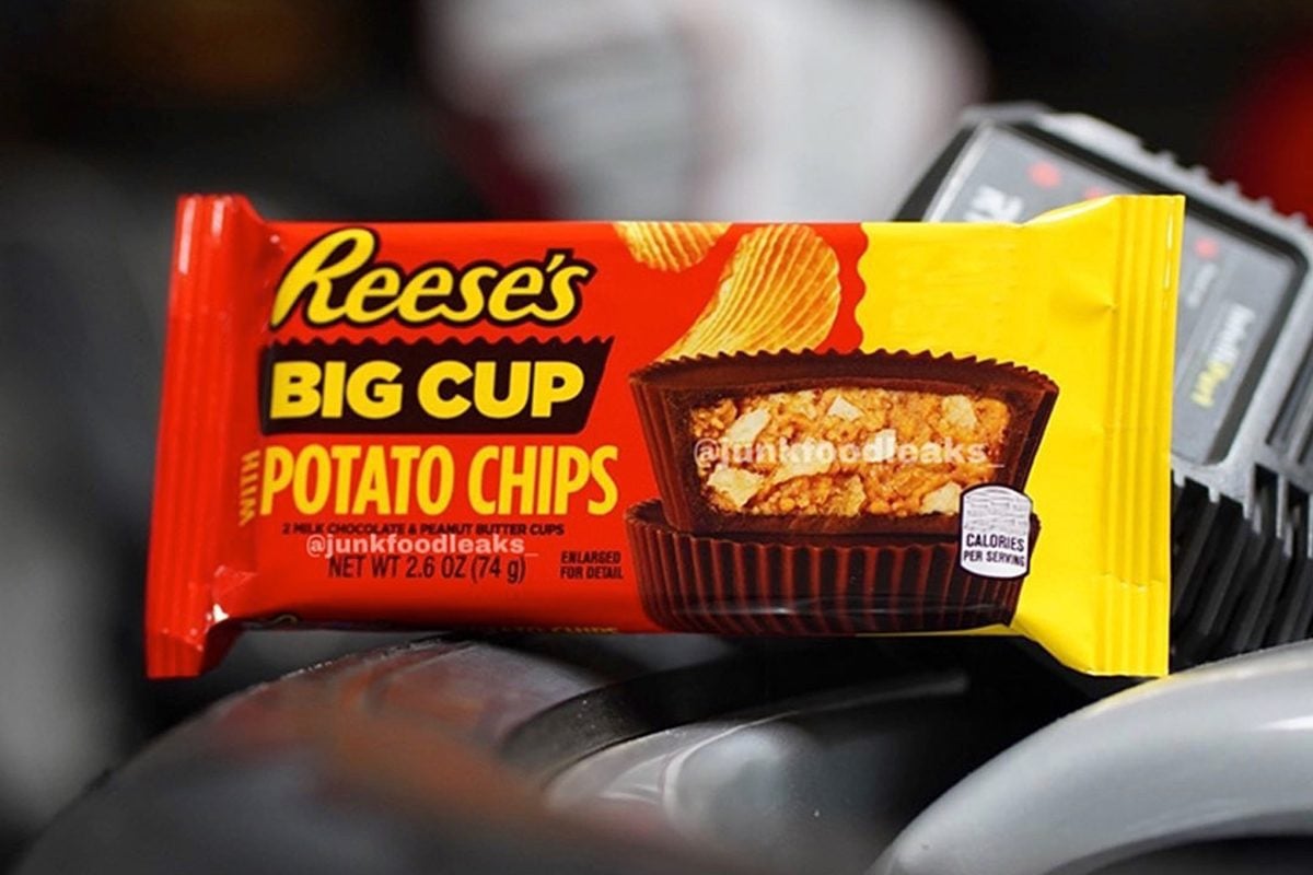 The New Reese’s Big Cup Is Stuffed with Potato Chips and We’re So in Love
