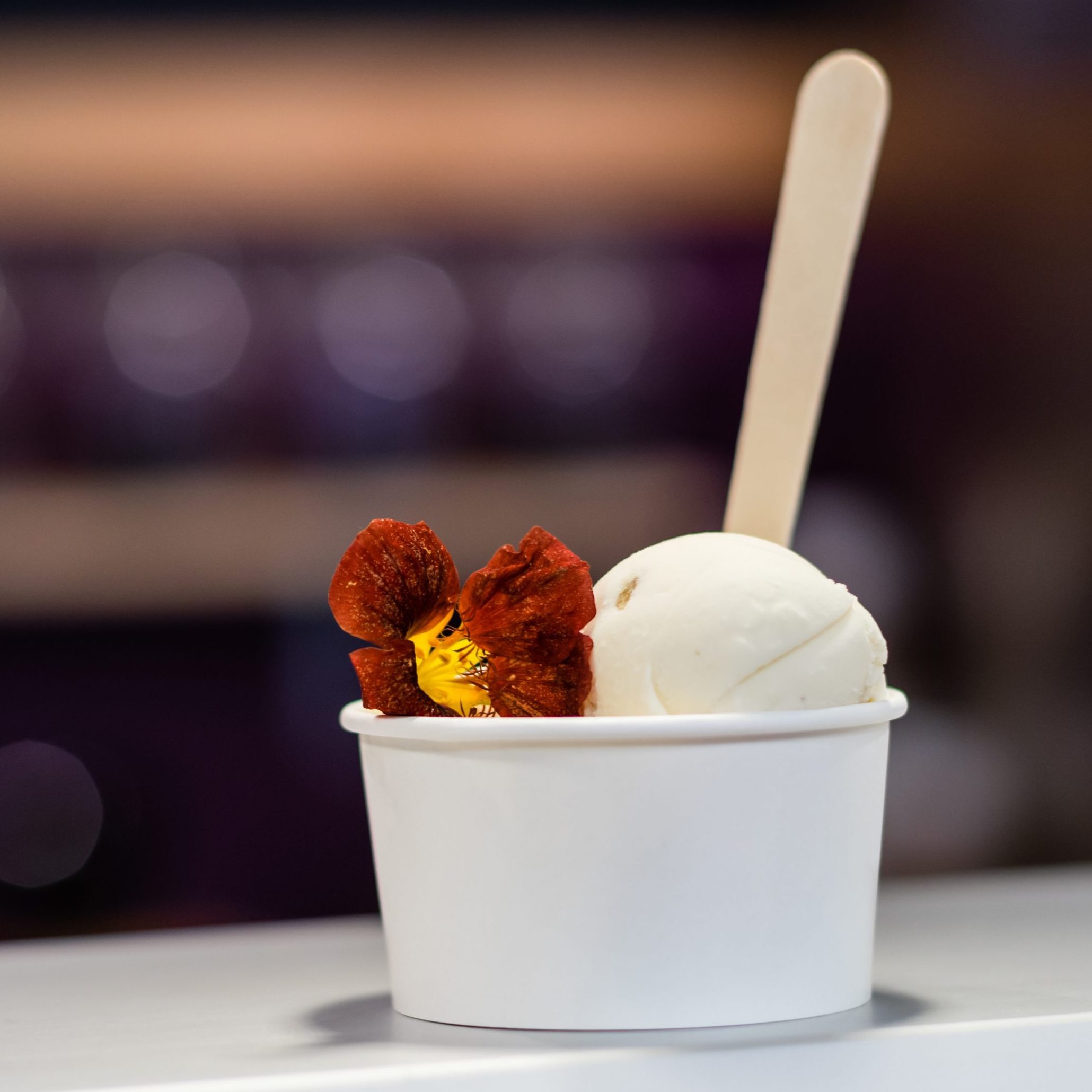 Goat Cheese W Nasturtium Sweet Cream Company